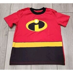 Disney Pixar Incredibles 2 Kids Tshirt Costume Top Size 7 Red